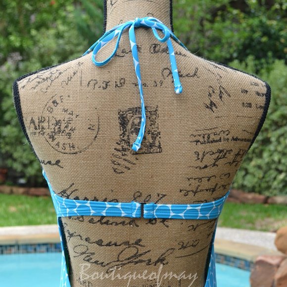 NEW! ECHO DESIGN Low Back 1-Piece Swimsuit - Picture 9 of 13